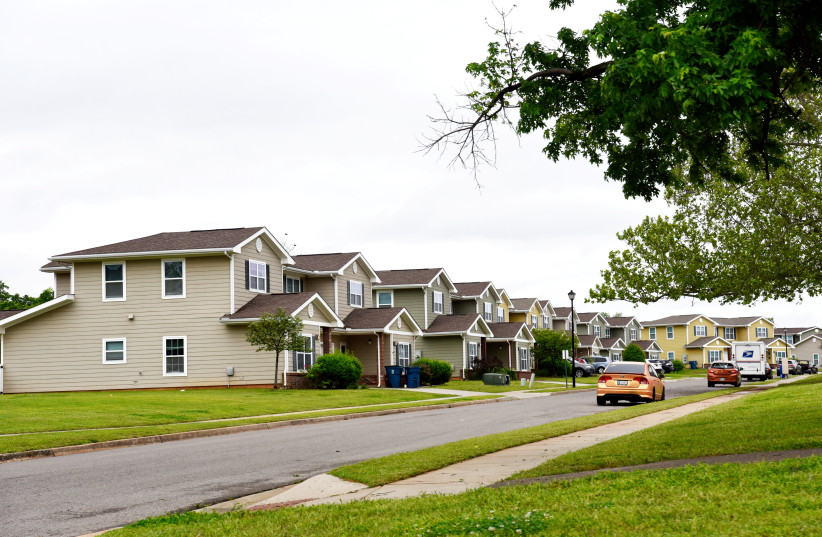  Homes that were constructed by Balfour Beatty are seen in a neighborhood at Tinker Air Force Base, Oklahoma, US May 1, 2019. Picture taken May 1, 2019.  (credit: REUTERS/NICK OXFORD/FILE PHOTO)
