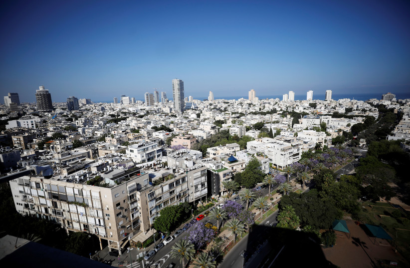 A general view shows part of Tel Aviv amid an ease of restrictions following the coronavirus disease (COVID-19) in Israel, May 7, 2020. (credit: REUTERS/AMIR COHEN)
