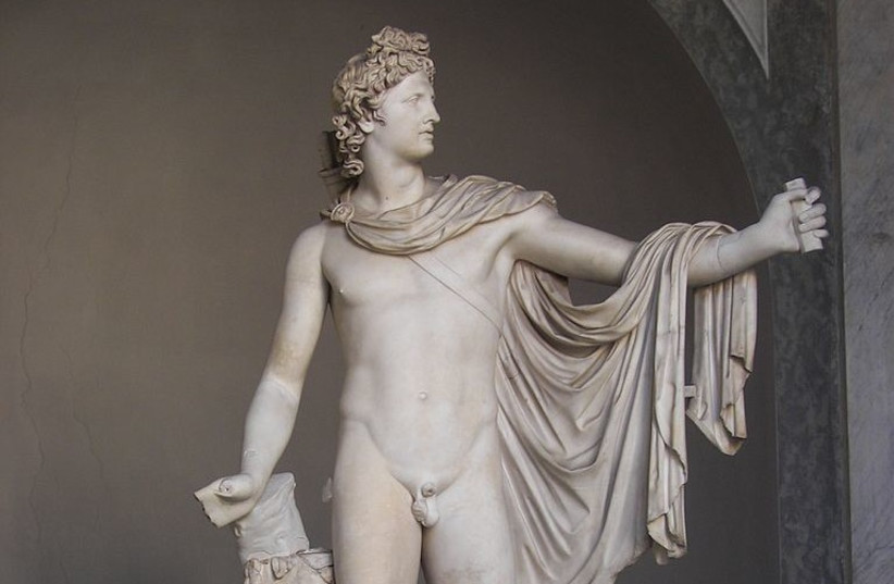  A statue of the god Apollo. (credit: Wikimedia Commons)