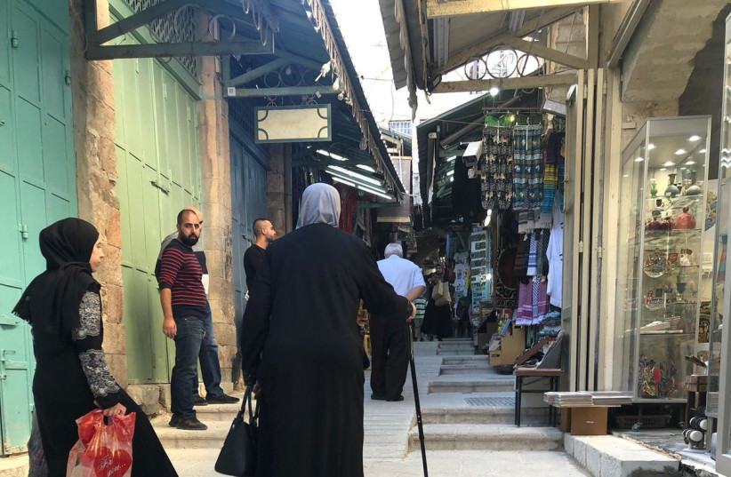   New ramps in the Old City of Jerusalem, part of six kilometers of alleys made wheelchair friendly. (credit: EAST JERUSALEM DEVELOPMENT LTD.)