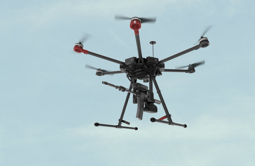 The SMASH Dragon: An armed drone to take out hostile UAVs airborne. (credit: SMART SHOOTER)