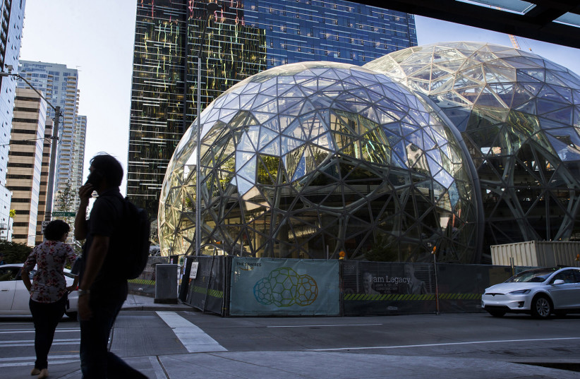  The Amazon Spheres are the visual symbol of Amazon's downtown Seattle campus. (photo credit: Kjell Redal/Seattle Times/TNS)