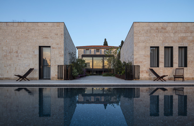  THE FARMHOUSE from the rear of the building gives a feeling of style and tranquility. (credit: Bat Shlomo Vineyards)