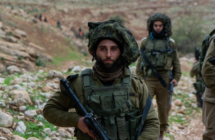  Picture of soldiers in the 55th brigade. (credit: IDF SPOKESMAN’S UNIT)