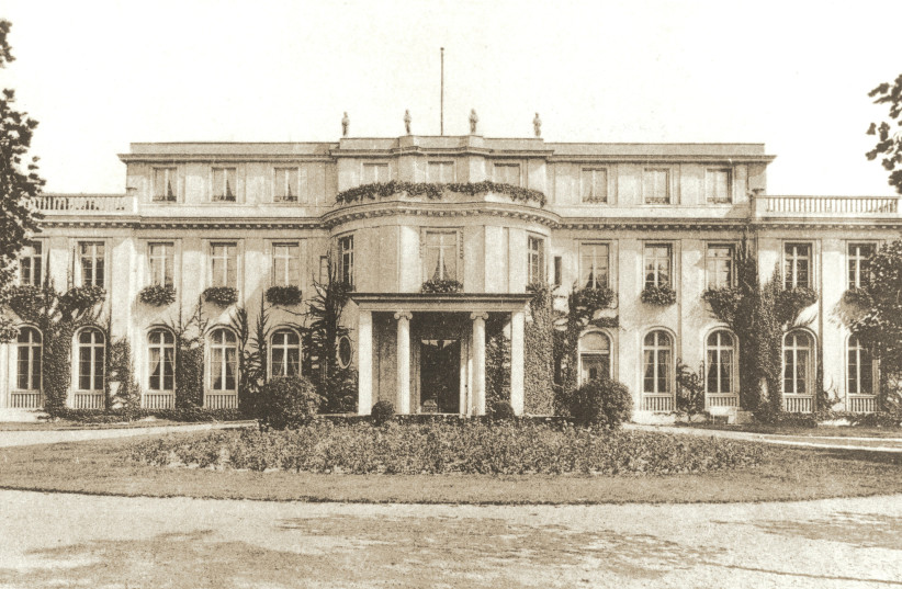  A view of the Wannsee villa. The Wannsee Conference was about systematic death. (photo credit: US Holocaust Memorial Museum/Gedenkstätte Haus der Wannsee-Konferenz)