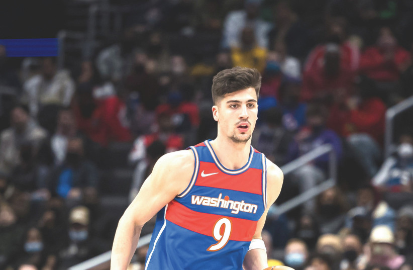  THE WASHINGTON WIZARDS face a roster crunch with players back from injury and there are several teams said to covet second-year Israeli Deni Avdija. (photo credit: Scott Taetsch/USA Today Sports)