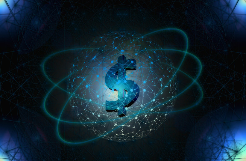  Dollar sign. Will the US dollar go digital with a US digital currency? (illustrative) (photo credit: PIXABAY)