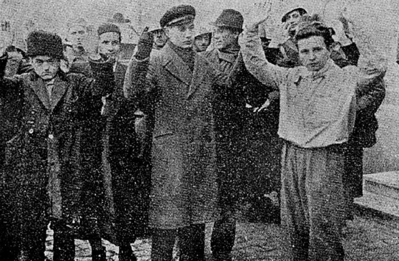  Romanian fascists, members of the Romanian Iron Guard, arrested by the Army after the Bucharest Pogrom and anti-government rebellion. (credit: Wikimedia Commons)