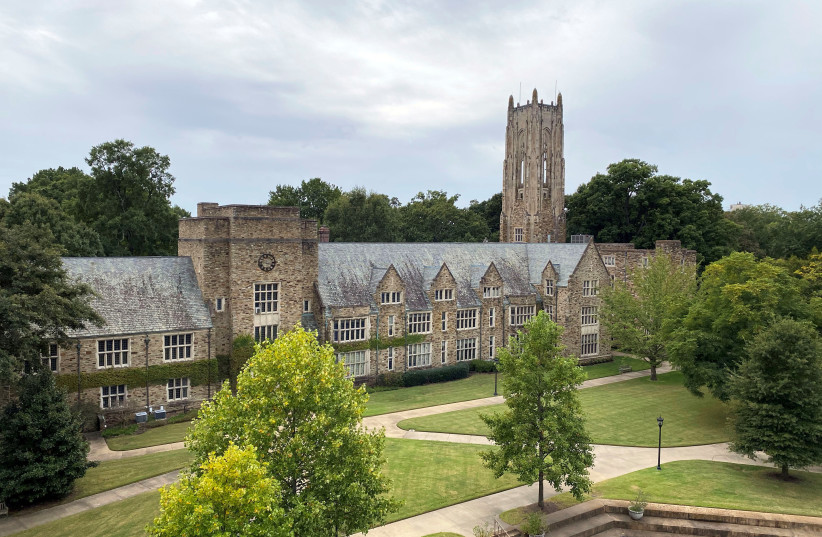 General view of Rhodes College in Memphis, Tennessee, US, September 22, 2020 (photo credit: REUTERS/KAREN PULFER FOCHT)