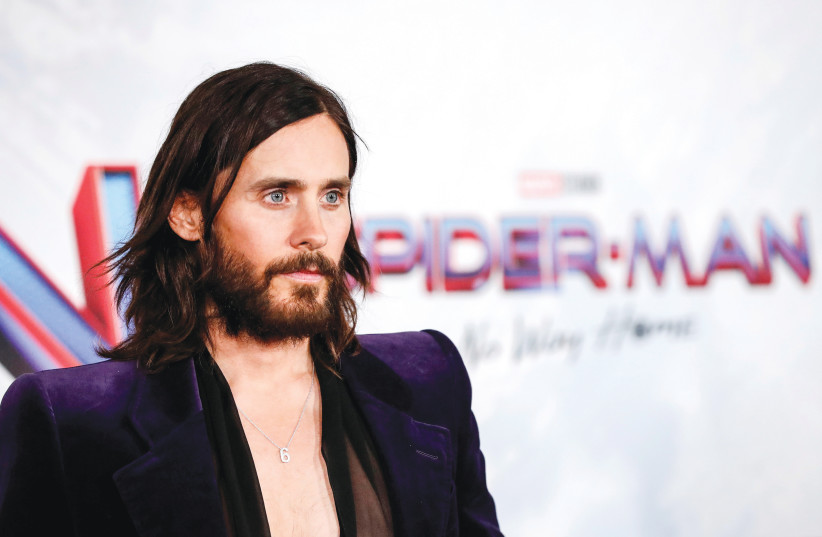 Actor Jared Leto attends the premiere for the film Spider-Man: No Way Home in Los Angeles, California, December 13, 2021. (photo credit: MARIO ANZUONI/REUTERS)