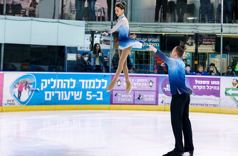  Krasnolpolsky and Kops at Israel's national championships, Dec. 1 2021.  (photo credit: AMIT SCHUSSEL)