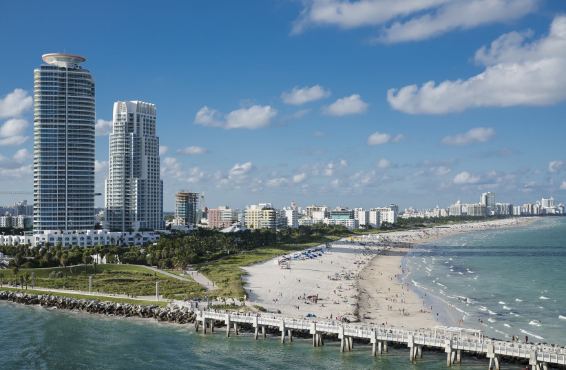  Picture of a Miami beach. (photo credit: PIXABAY)