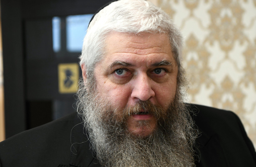  Founder of the Ukrainian Jewish village Anatevka and Ukraine's Chief Rabbi Moshe Azman. (credit: YOSSI ZELIGER)