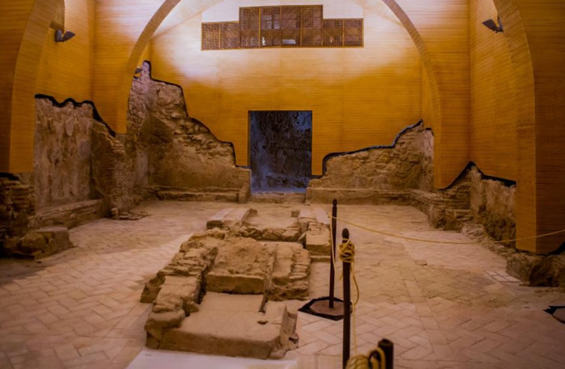  The interior of the Synagogue of Lorca in Murcia, Spain. (photo credit: Museo Arqueológico Municipal de Lorca)