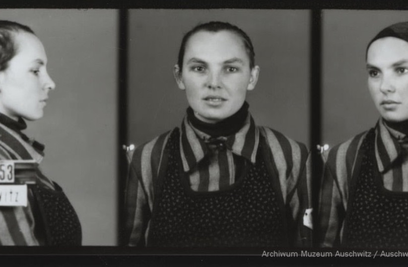  A mugshot of Bela Hazan in Auschwitz that was taken on November 14, 1942.  (credit: Auschwitz-Birkenau Memorial Museum)