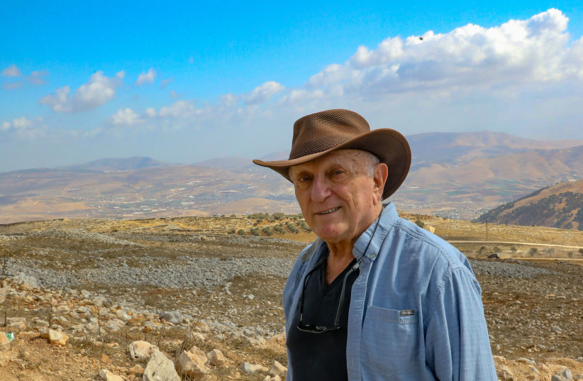  Zvi Koenigsberg's 40-year odyssey uncovering the 'Home of God' at Mt. Ebal. (photo credit: MARC ISRAEL SELLEM/THE JERUSALEM POST)