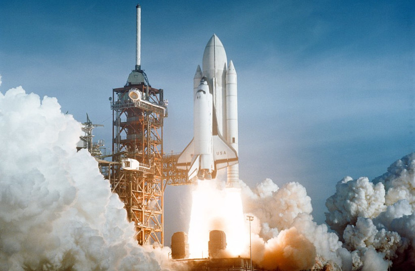  NASA's Columbia space shuttle is seen launching. (photo credit: Wikimedia Commons)