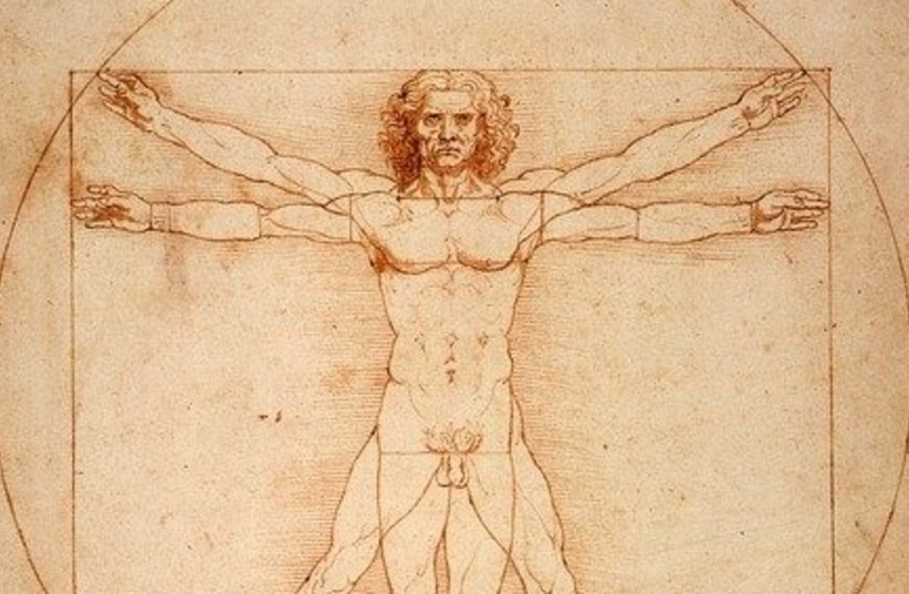  Uomo Vitruviano Vitruvian Man 1492 Leonardo Da Vinci. (photo credit: MAXPIXEL)