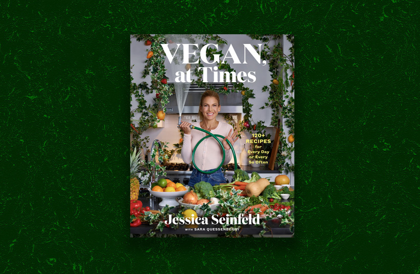  Like all of Seinfeld’s previous cookbooks, “Vegan, at Times,” which was published November 2021, is a New York Times bestseller.  (credit: GALLERY BOOKS/JTA)
