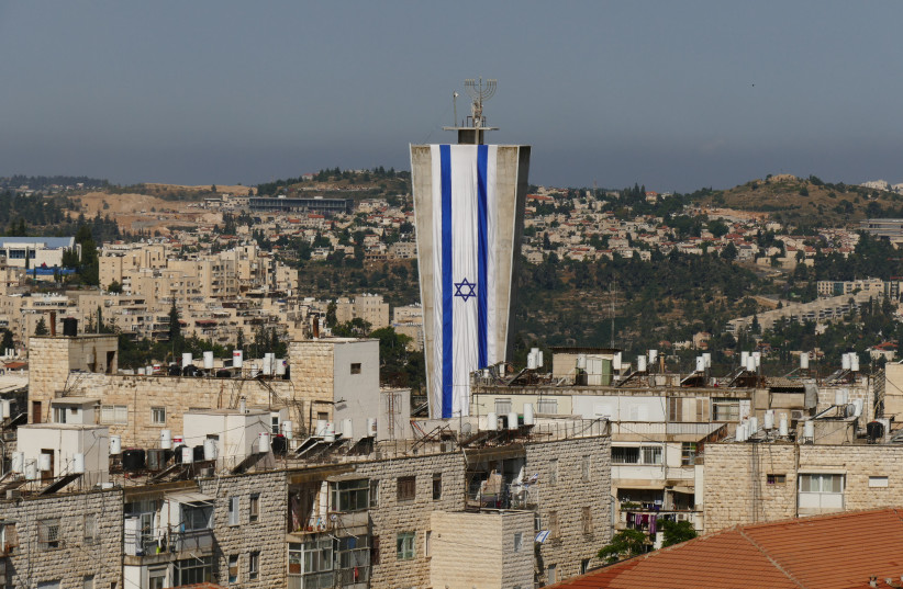  The Asher Water Tower in Kiryat Moshe, Jerusalem. (photo credit: DAVID HERMAN)