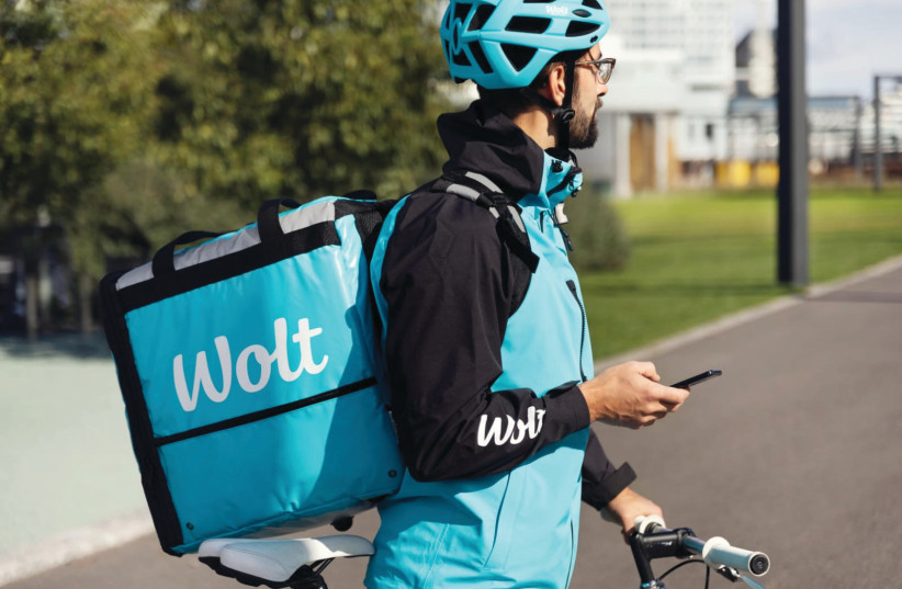  FOOD DELIVERY services offer a new level of simplicity for the customer.  (photo credit: WOLT)