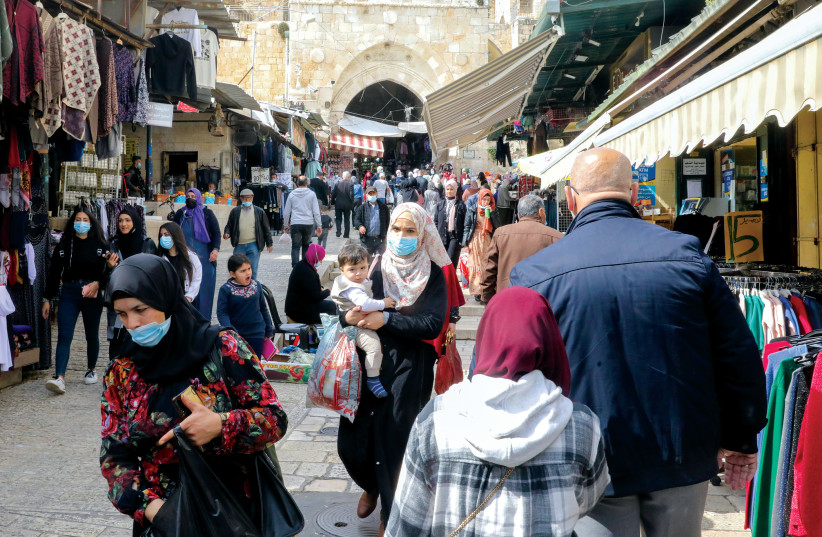 Arabs in the Old City of Jerusalem. (credit: MARC ISRAEL SELLEM/THE JERUSALEM POST)