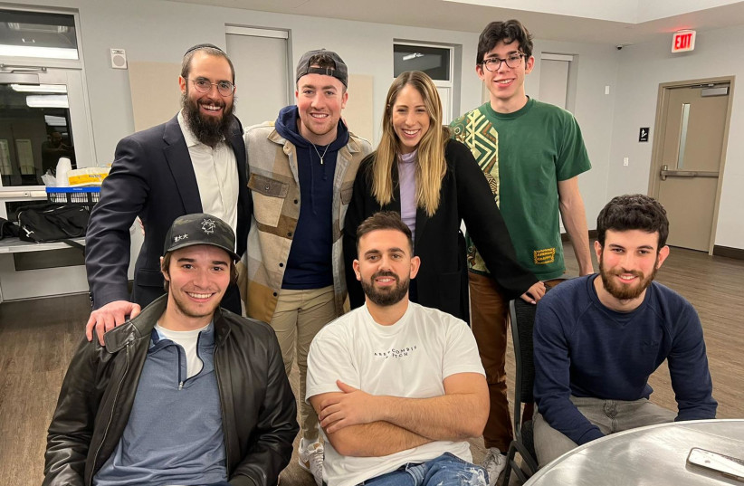 A joint initiative by Chabad on Campus and Belev Echad brings IDF veterans to US college campuses. (photo credit: BELEV ECHAD)