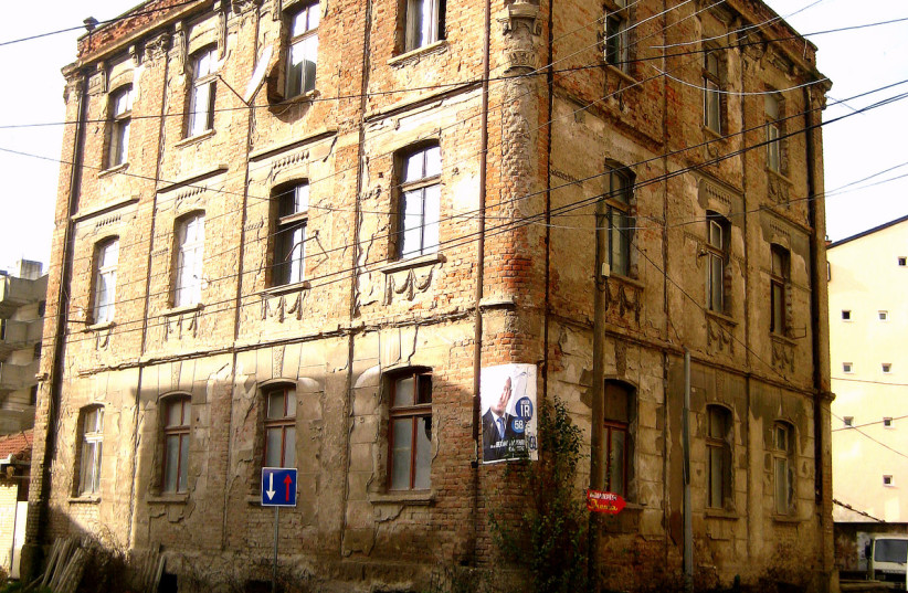  The former home of the late Albanian Nazi collaborator Xhafer Deva in Mitrovica, Kosovo. (photo credit: WIKIMEDIA COMMONS/GENTI BEHRAMAJ)