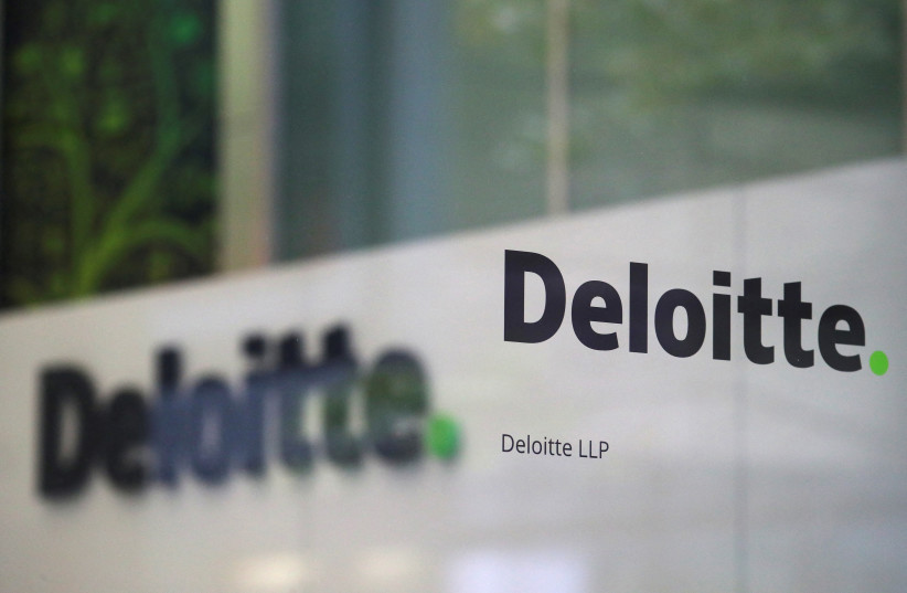  Offices of Deloitte are seen in London, Britain, September 25, 2017 (photo credit: REUTERS/HANNAH MCKAY)