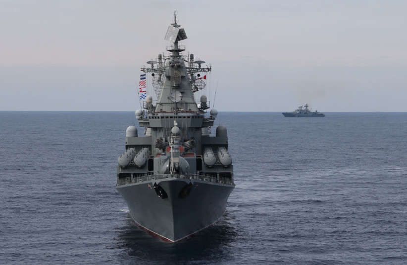  Permanent group of the Russian Navy in the Mediterranean Sea, 2016 (credit: Russian Ministry of Defence/Wikimedia Commons)