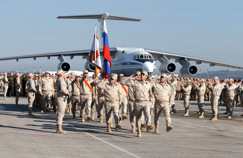  The Khmeimim airbase in Syria (credit: Press Service of the President of the Russian Federation/Wikimedia Commons)