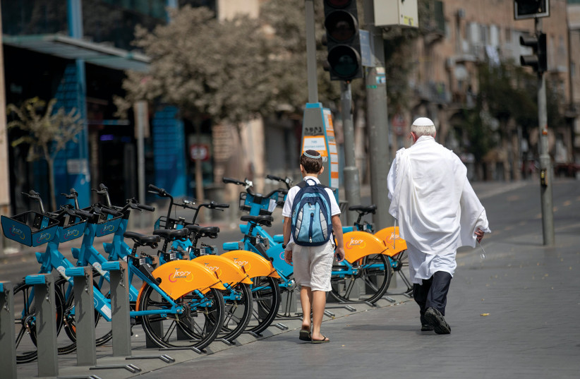  MORE BIKE rental points are in Jerusalem’s future. (photo credit: FLASH90)