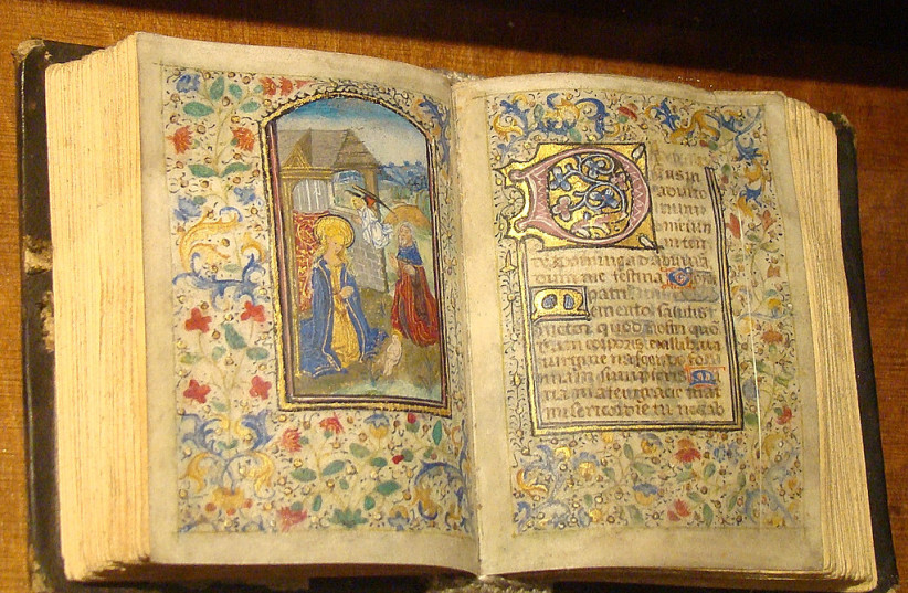  Medieval illuminated manuscript (photo credit: FLICKR)