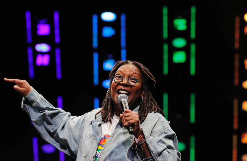  Whoopi Goldberg speaks during the WorldPride 2019 Opening Ceremony, a combined celebration marking the 50th anniversary of the 1969 Stonewall riots and WorldPride 2019 in New York (photo credit: REUTERS/LUCAS JACKSON)