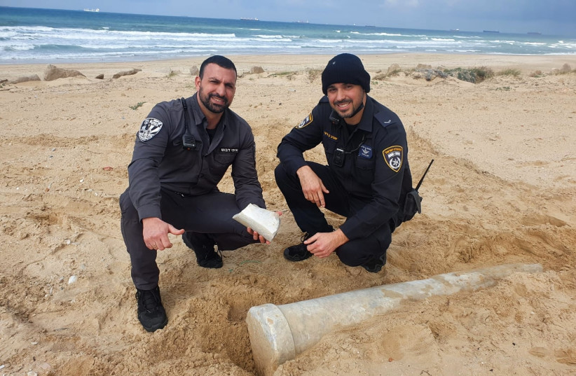 Byzantine marble pillar discovered in Ashdod sand dunes during patrol - Vimarsana News