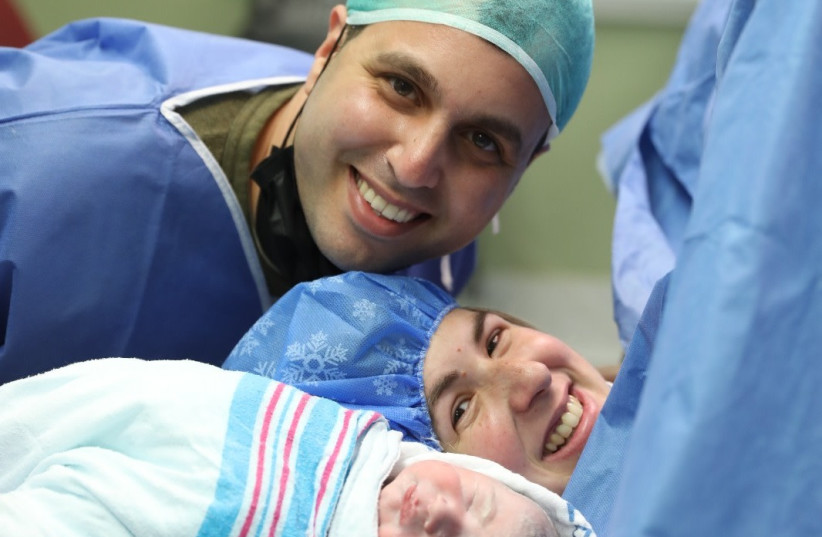  liam and ram cohen, birth on 22222 (photo credit: RAMBAM MEDICAL CENTER)