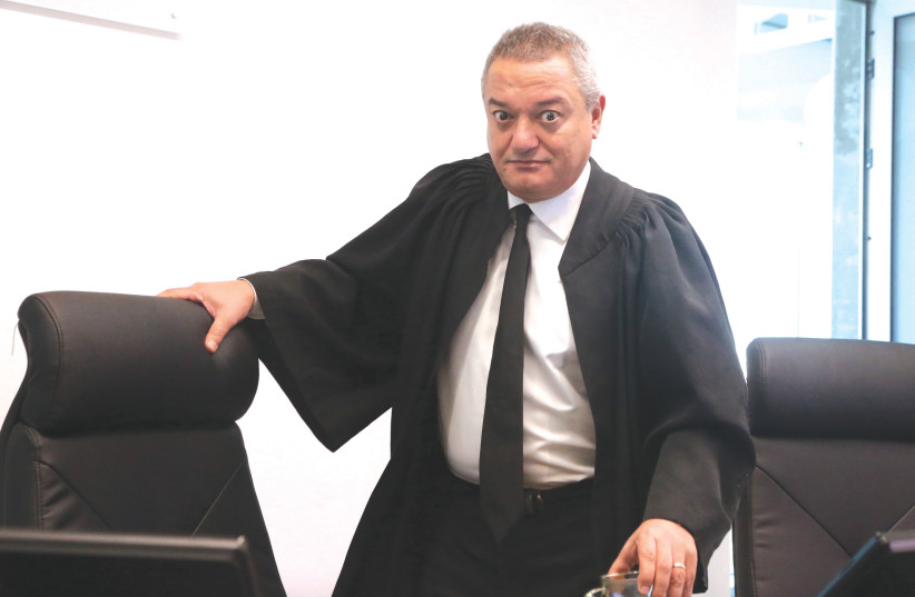  NEWLY-APPOINTED Supreme Court Justice Khaled Kabub, who will become the first Arab Muslim to serve on the Court, is seen here in 2014 when he was a judge on the Tel Aviv District Court.  (photo credit: FLASH90)