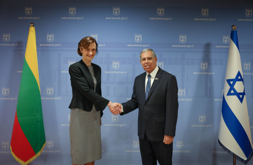 Lithuania's speaker talks on her first visit to Israel - Vimarsana News