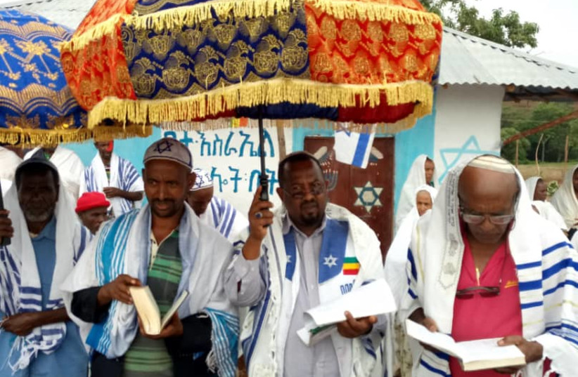  Leaders of the Jewish community in North Shewa. (credit: ENSZO)