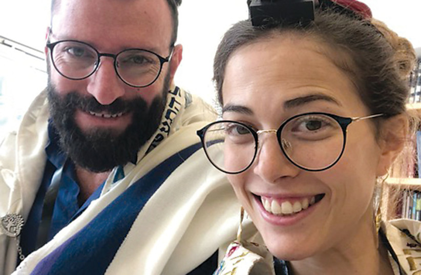  Rabbi Nava B. Meiersdorf and her husband, Rabbi Yerach Meiersdorf. (credit: PRIVATE PICTURE)