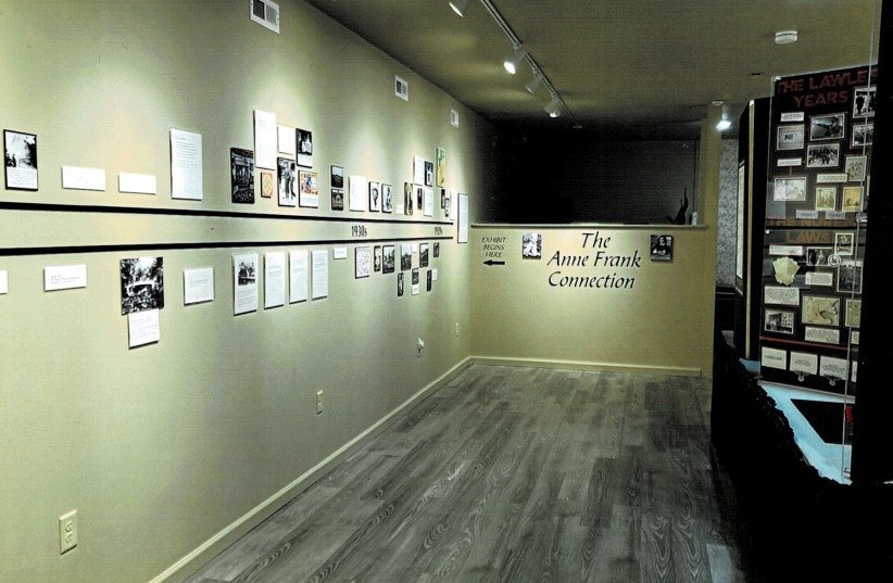  Photos of the Anne Frank Collection and digital images of the letters. (credit: DANVILLE STATION)