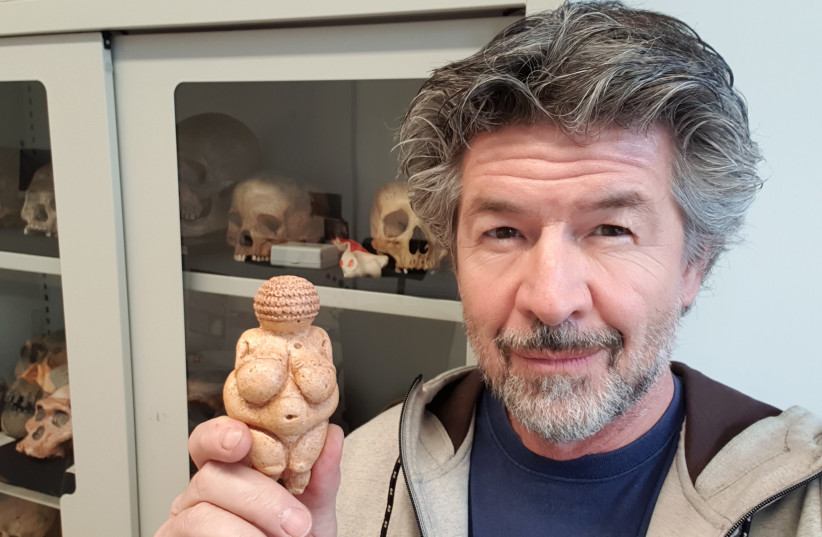  Anthropologist Gerhard Weber and his multi-disciplinary research team of anthropologists, archaeologists, and geologists used cutting-edge technology to determine the origin of the oolite from which the 30,000-year-old Venus of Willendorf was carved. (credit: Gerhard Weber, University of Vienna)