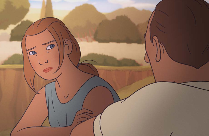  Charlotte Salomon, voiced by Keira Knightley, in a scene from 