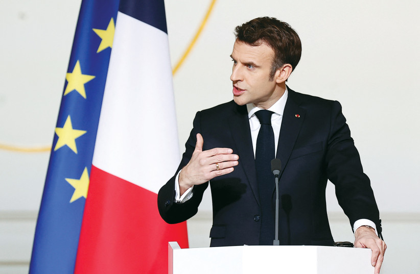  Emmanuel Macron (photo credit: REUTERS)