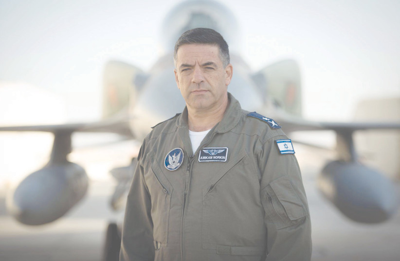 IAF COMMANDER Maj.-Gen. Amikam Norkin.  (photo credit: IDF SPOKESPERSON'S UNIT)
