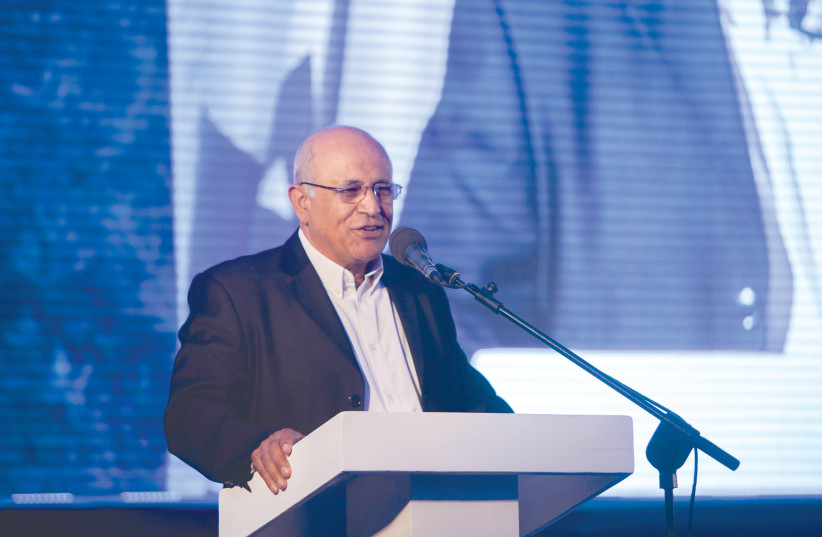  AVIGDOR KAHALANI speaks at the Moskowitz Prize for Zionism ceremony in Jerusalem in 2014. In the Yom Kippur War, he told his soldiers they are the only obstacle standing in the way of Syria taking over all of northern Israel.  (photo credit: YONATAN SINDEL/FLASH90)