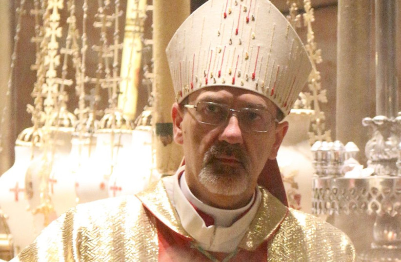  Mgr Pierbattista Pizzaballa, Latin Patriarch of Jerusalem (photo credit: Wikimedia Commons)
