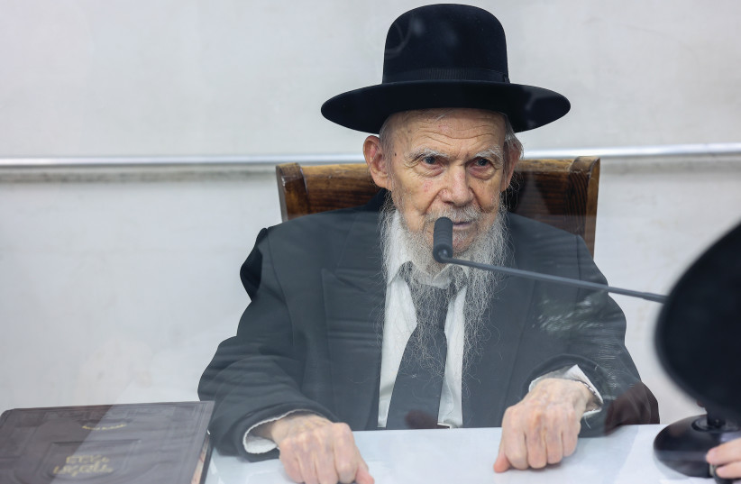 RABBI GERSHON EDELSTEIN will assume Rabbi Kanievsky’s spiritual role. (photo credit: SHLOMI COHEN/FLASH90)