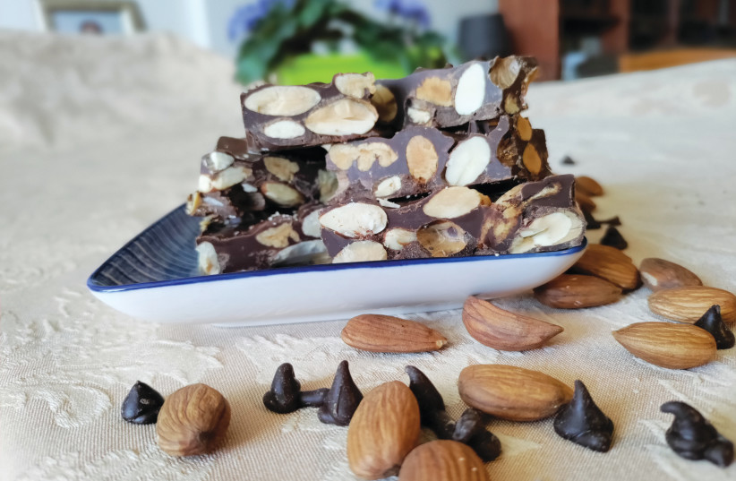  Chocolate almond bark (credit: HENNY SHOR)