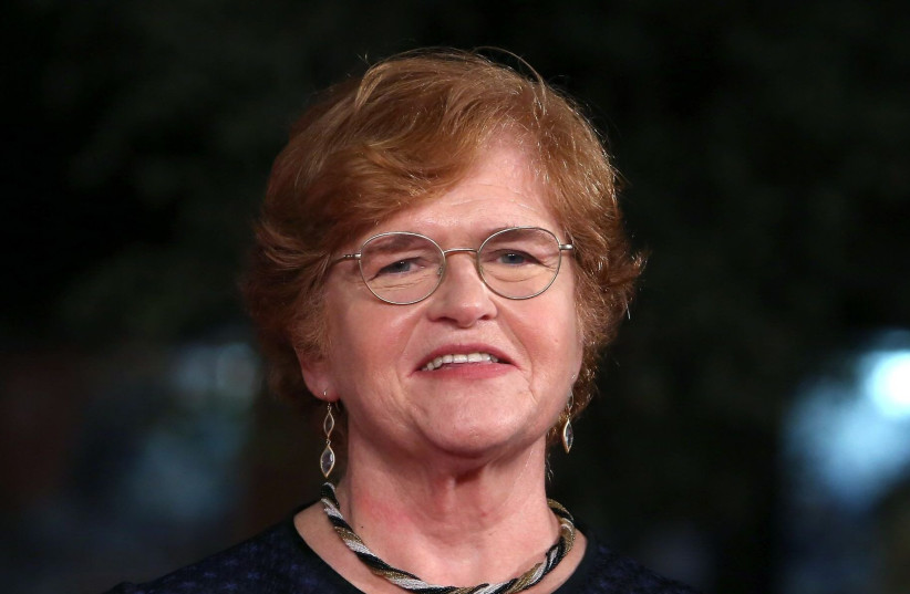  Deborah Lipstadt walks a red carpet for ''Denial'' during the 11th Rome Film Festival at Auditorium Parco Della Musica in Rome, Oct. 17, 2016. (credit: ELISABETTA A VILLA.WIREIMAGE VIA GETTY IMAGES )